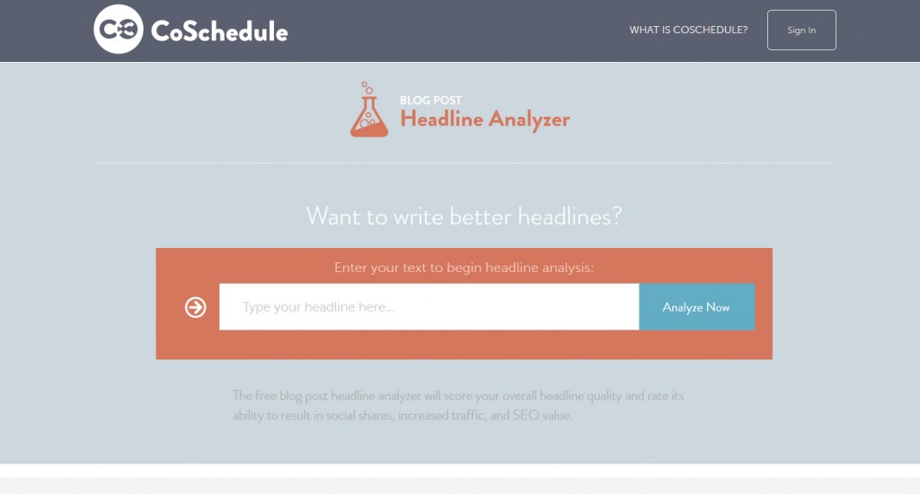 CoSchedule-Headline-Analyzer