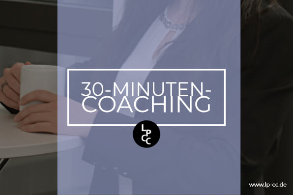 30 Minuten Coaching Angebot zum Kennenlernen