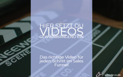 Videos gewinnbringend einsetzen